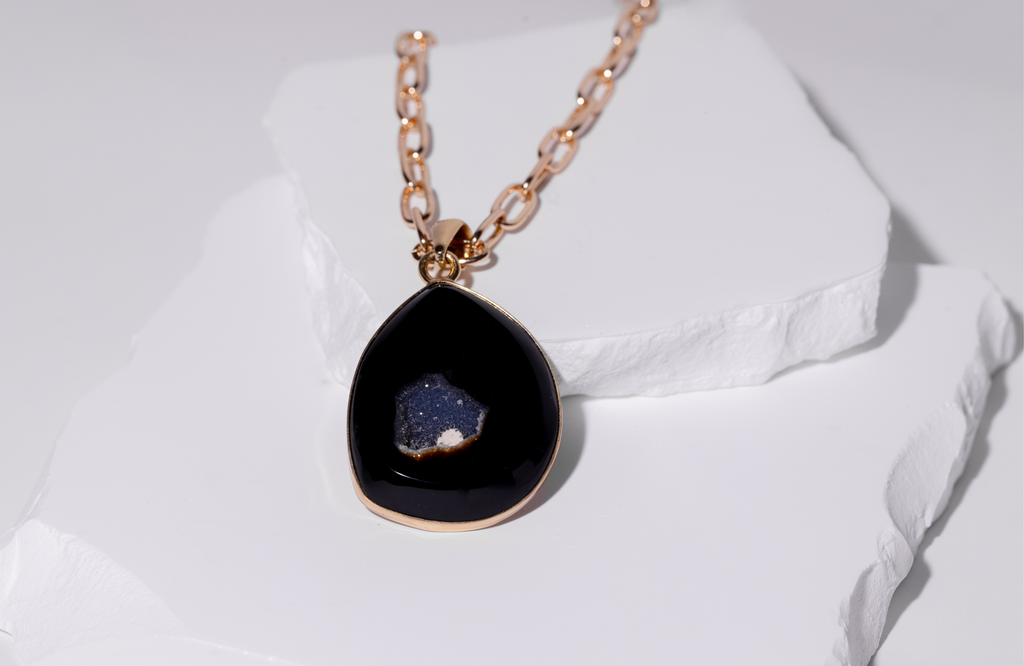 Alchemia - Agate Druzy Black