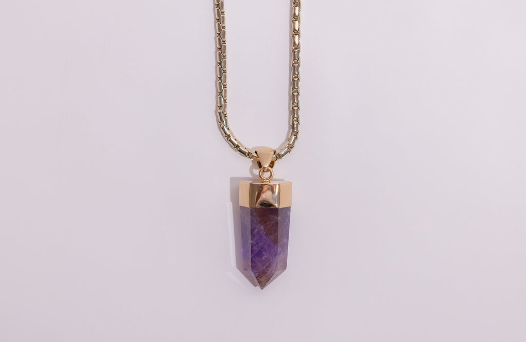 Alchemia - Amethyst Point Pendant