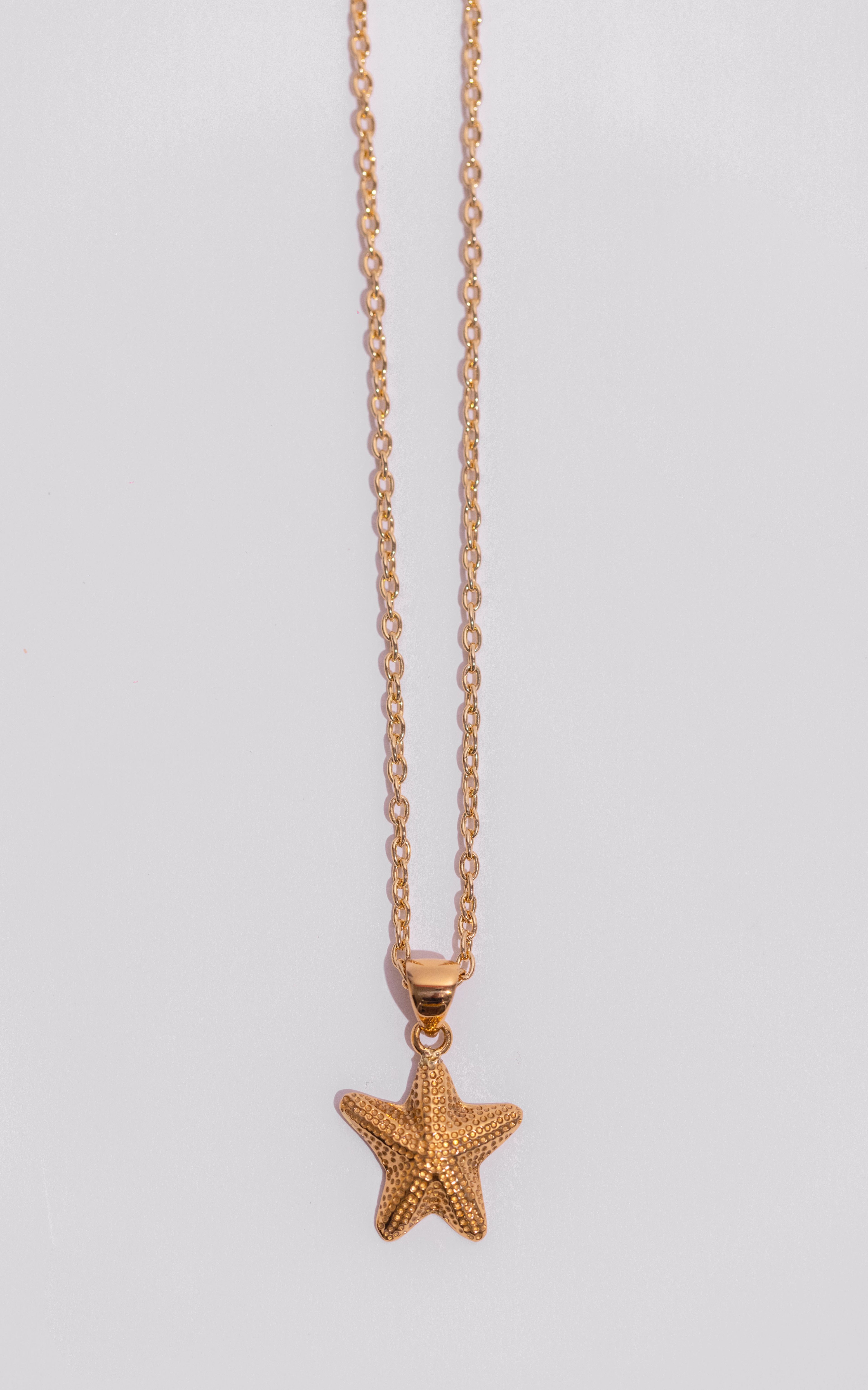 Alchemia - Gold Starfish Pendant