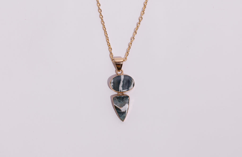 Alchemia - Green Jasper Pendant