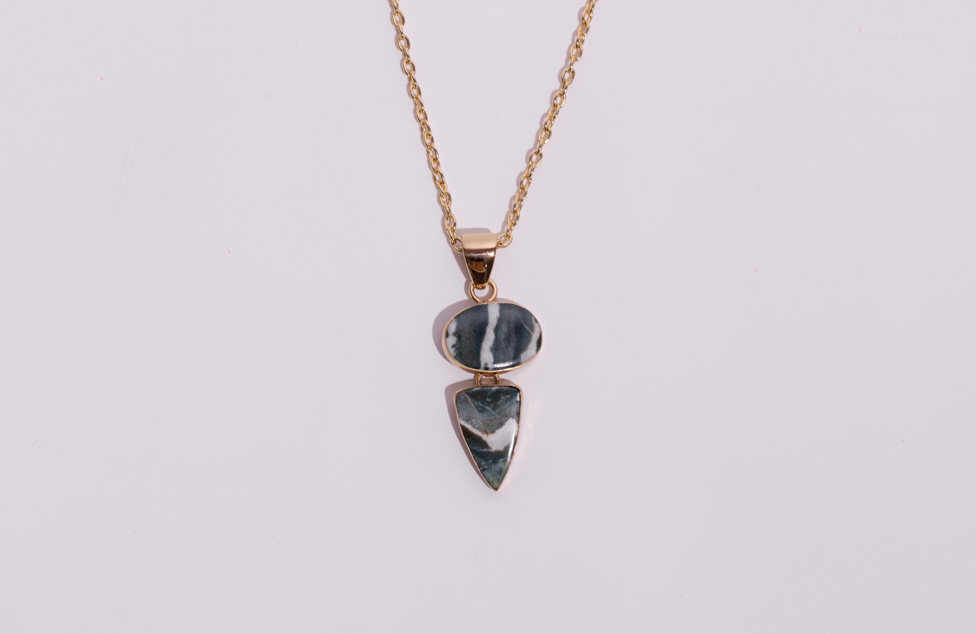Alchemia - Green Jasper Pendant