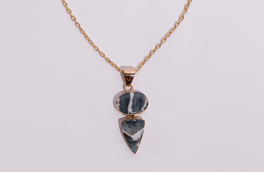 Alchemia - Green Jasper Pendant