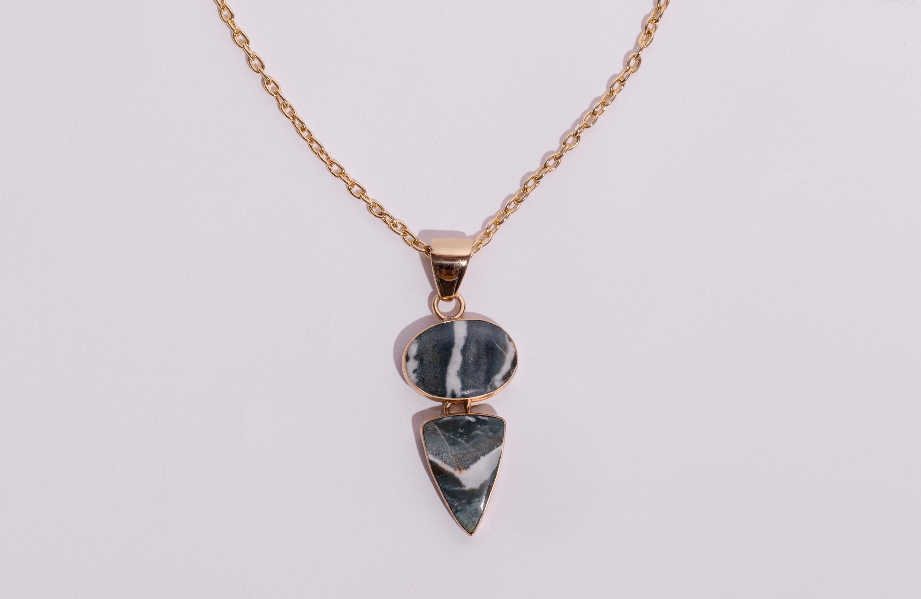 Alchemia - Green Jasper Pendant