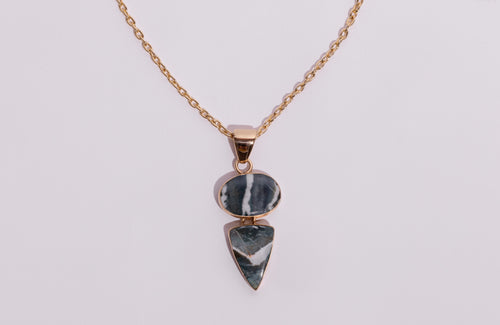 Alchemia - Green Jasper Pendant