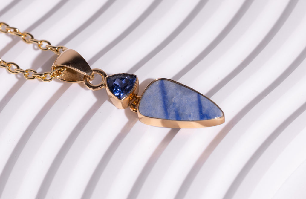 Alchemia - Saphire blue Pendant
