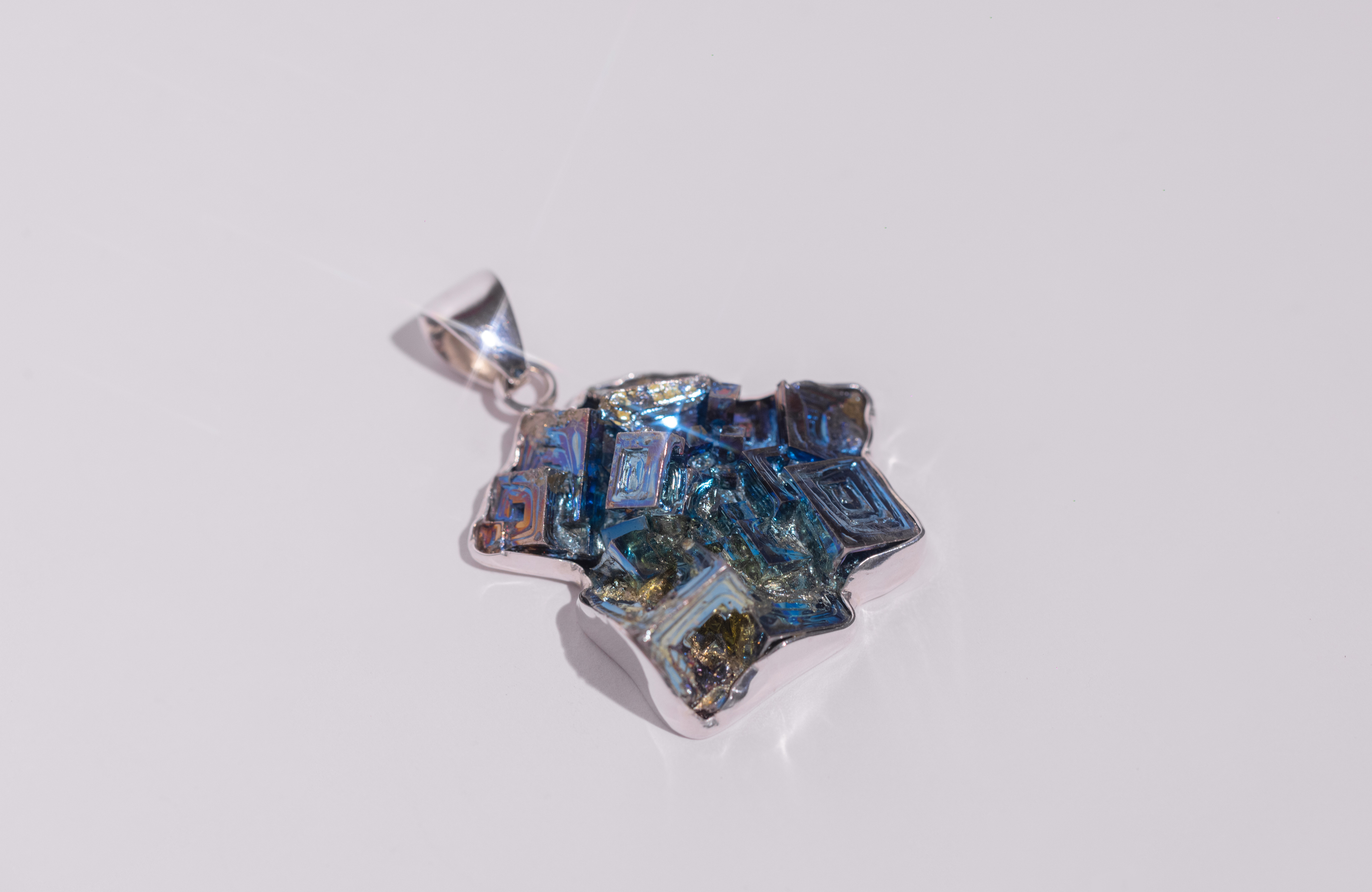 Silver Bismuth - Pendant