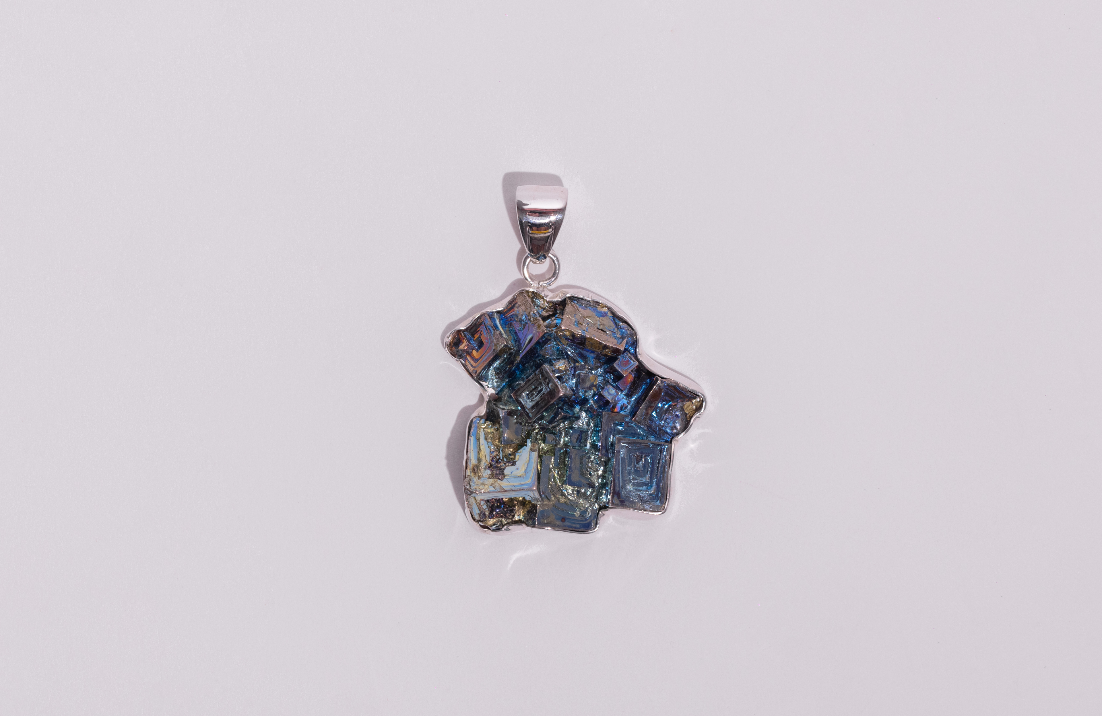 Silver Bismuth - Pendant