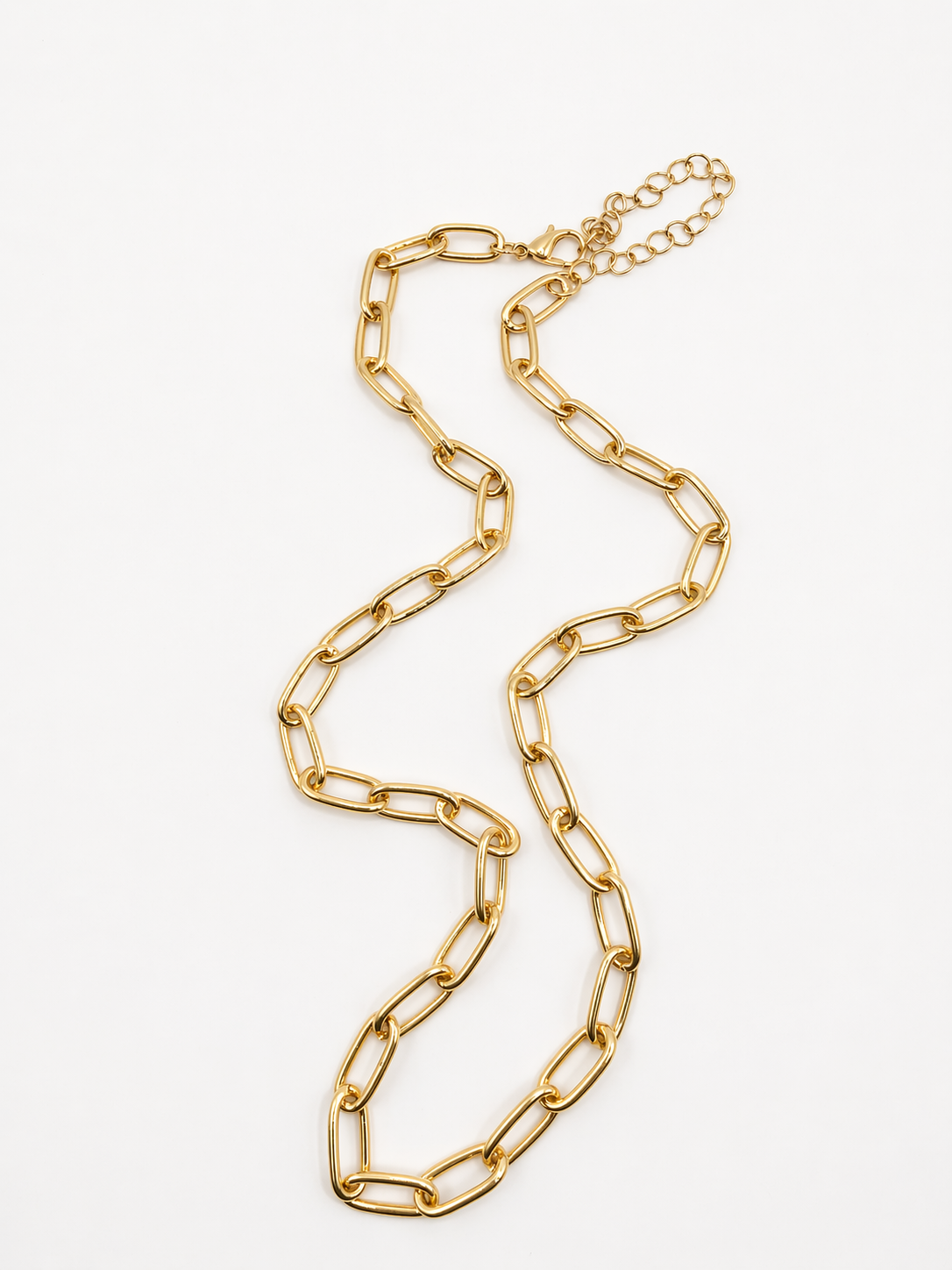 Chain Gold Paper Clip 17"