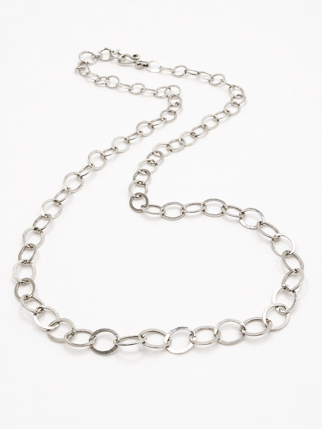 Chain Sterling Silver Flat Oval