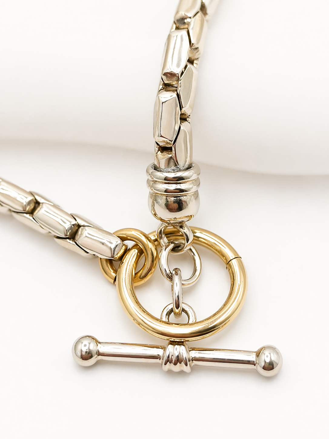 Gold Plain chain 17"