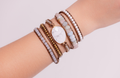 Long Strand Bracelet – Soft Stones