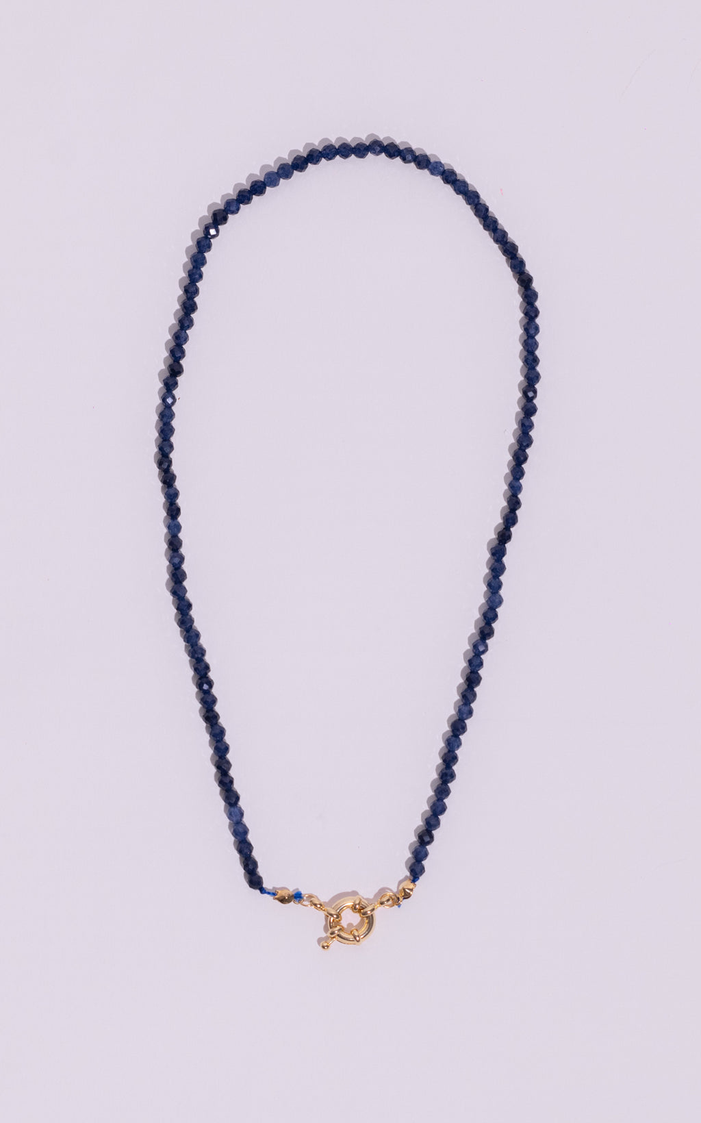 Natural Gems Beaded blue quartz Chocker